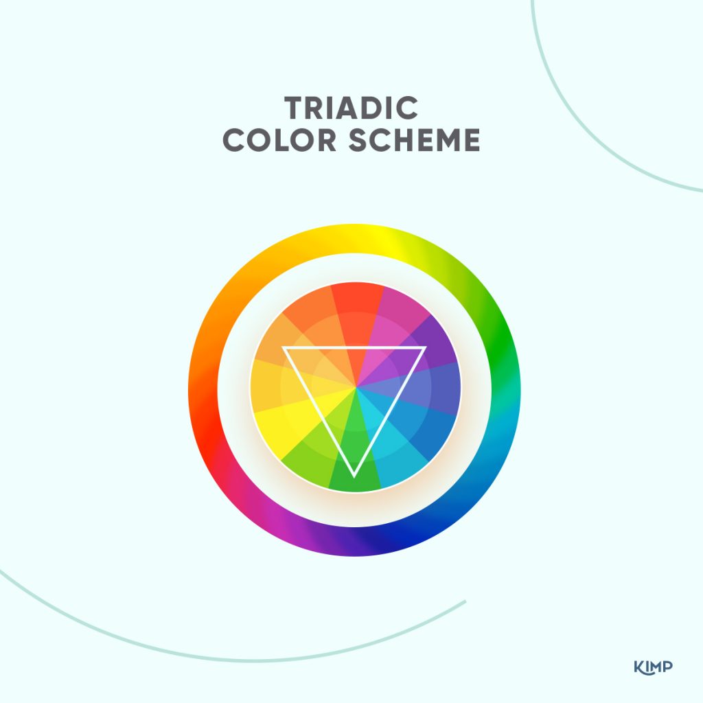 triadic color schemes