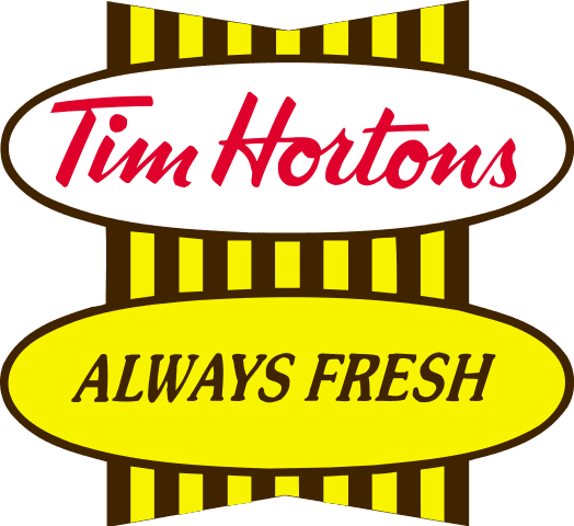 Tim Hortons logo from 1990s 