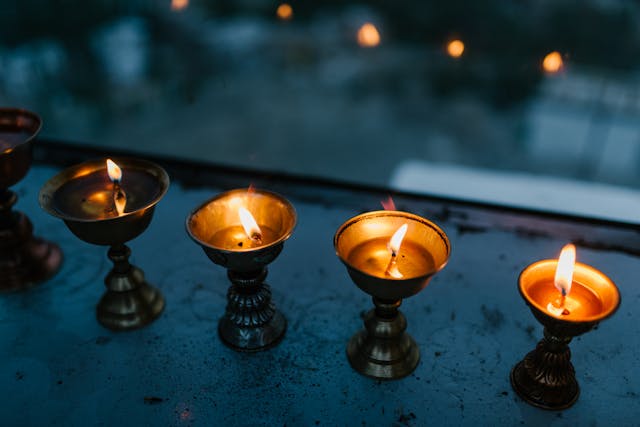 diyas are part of diwali celebrations