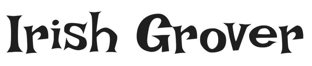 Irish Grover font for Halloween 